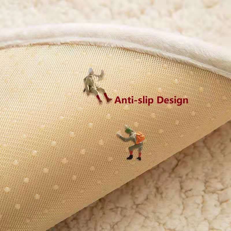 Ultra-Soft Lamb Cashmere Sofa Cover – Plush Effect & Non-Slip 